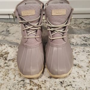 Sperry thinsulate lavender boots